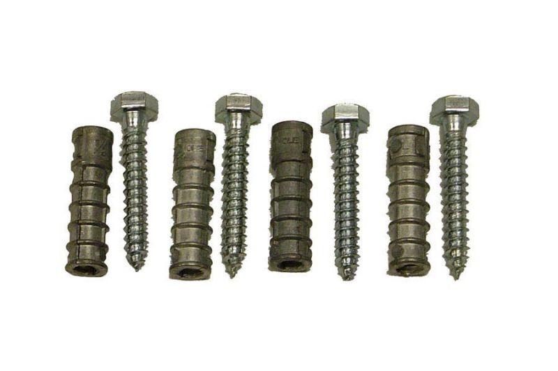 Saris 6263 Lag Bolts and Shields Anchor Kit