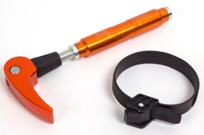 Kuat Trio 9mm x 135mm Phat Fork Adapter - Orange Bike Rack