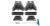Rhino 2500 Roof Rack Leg For Bare Roofs (Set of 2)