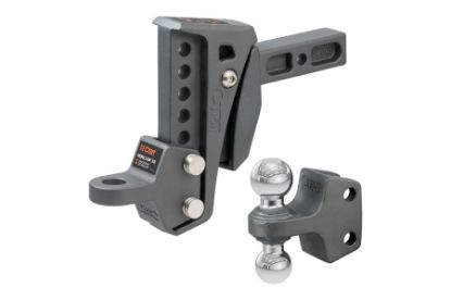 Rebellion XD Adjustable Cushion Hitch with Dual Ball (2in. Shank 15000 lbs.)