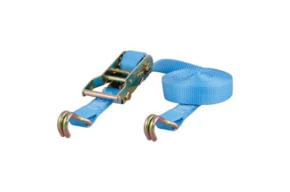 15ft. Light Blue Cargo Strap with J Hooks (3000 lbs.)