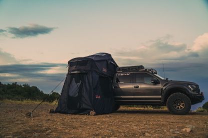 ROAM Vagabond Rooftop Tent - XL - Black - With Annex