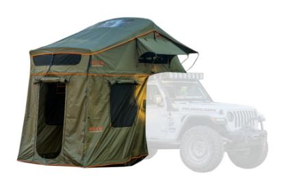 ROAM Vagabond Rooftop Tent - XL - Forest Orange - With Annex