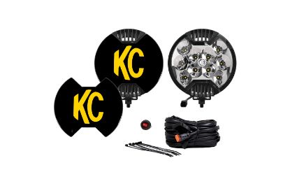 KC HiLiTES 6 Inch SlimLite LED - 2-Light System - 50W Spot Beam