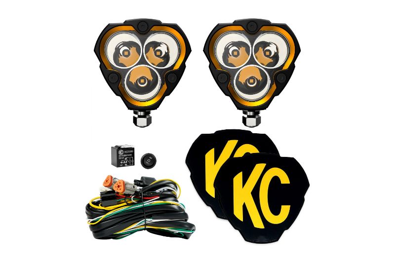 KC HiLiTES FLEX ERA 3 - 2-Light System - 40W Spot Beam