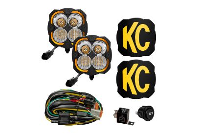KC HiLiTES FLEX ERA 4 - 2-Light System - 80W Combo Beam