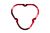 KC HiLiTES FLEX ERA 3 - 1-Bezel Ring - ED Coated - Red