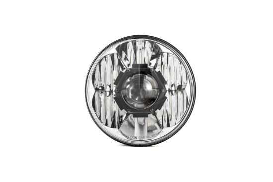 KC HiLiTES 7 Inch Gravity LED Pro - Single Headlight - SAE, ECE - 40W Driving Beam - Universal, 07-18 Jeep JK