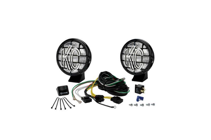 KC HiLiTES 5 Inch Apollo Pro Halogen - 2-Light System - 55W Fog Beam