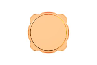 KC HiLiTES 6 Inch Pro6 Gravity LED - Light Shield - Amber