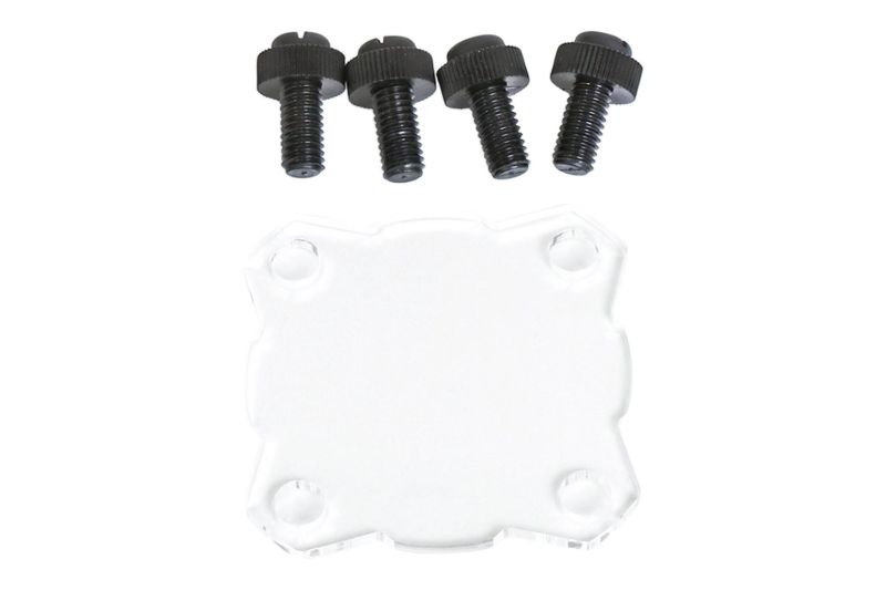 KC HiLiTES KC FLEX LED - Light Shield - Single - Clear - Single