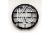 KC HiLiTES 6 Inch Stone Guard - ABS Plastic - Black, White KC Logo