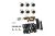 KC HiLiTES Cyclone V2 LED - Rock Light - 6-Light System - Clear - 5W Flood Beam