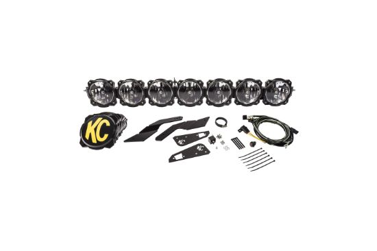 KC HiLiTES 45 Inch Pro6 Gravity LED - 7-Light - Light Bar System - 140W Combo Beam - for 17-19 Can-Am Maverick X3