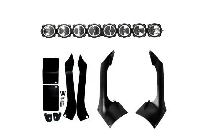 KC HiLiTES 50 Inch Pro6 Gravity LED - 8-Light - Light Bar System - 160W Combo Beam - for 18-23 Jeep JL, JT