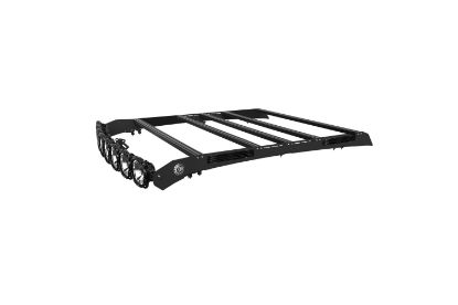 KC HiLiTES M-RACK KIT - 50 Inch Pro6 Light Bar Roof Rack - Side Blackout Plates - 99-16 Ford F250, F350, F450 SuperCab