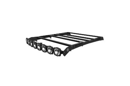 KC HiLiTES M-RACK KIT - 50 Inch Pro6 Light Bar Roof Rack - Side Blackout Plates - 19-23 Ford Ranger SuperCrew