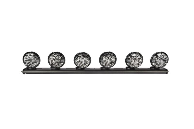 KC HiLiTES 50 Inch KC Xross Bar - Overhead - Apollo Pro Halogen - 6-Light System - 600W Combo Beam - 07-18 Jeep JK