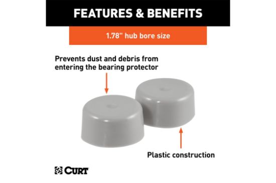 1.78" Bearing Protector Dust Covers (2-Pack)