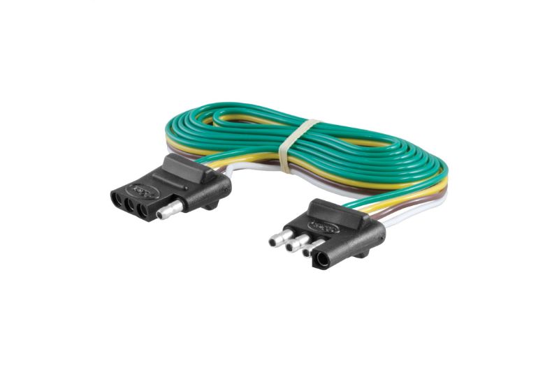 4-Way Flat Connector Plug & Socket with 72" Wires (Packaged)
