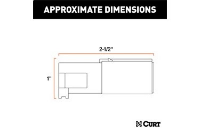 4-Way Round Connector Plug (Trailer Side, Packaged)