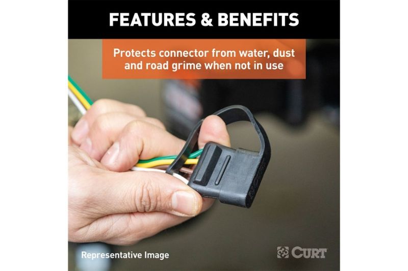 5-Way Flat Connector Dust Cover (Vehicle Side, Packaged)