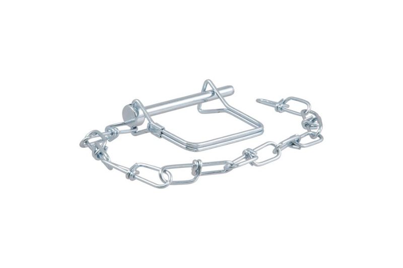 1/4" Safety Pin with 12" Chain (2-3/4" Pin Length, Packaged)