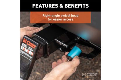 5/8" Hitch Lock (2" or 2-1/2" Receiver, Right-Angle, Chrome)