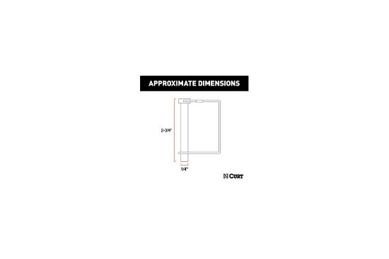 1/4" Safety Pin (2-3/4" Pin Length)
