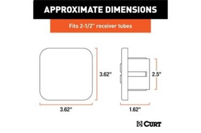 2-1/2" Rubber Hitch Tube Cover