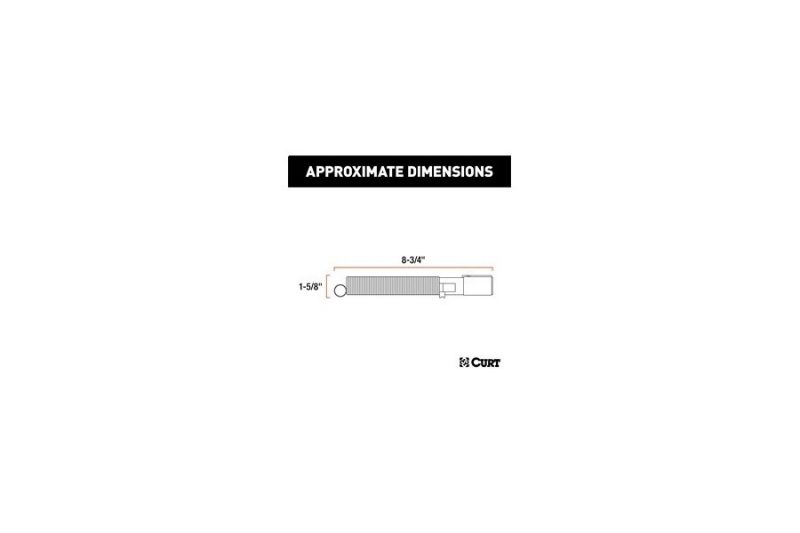 7-Way Round Connector Plug with Spring (Trailer Side, Packaged)