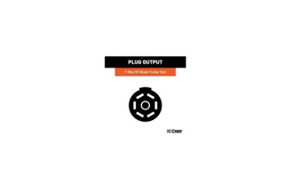 7-Way RV Blade Connector Plug (Trailer Side, Diecast Metal)