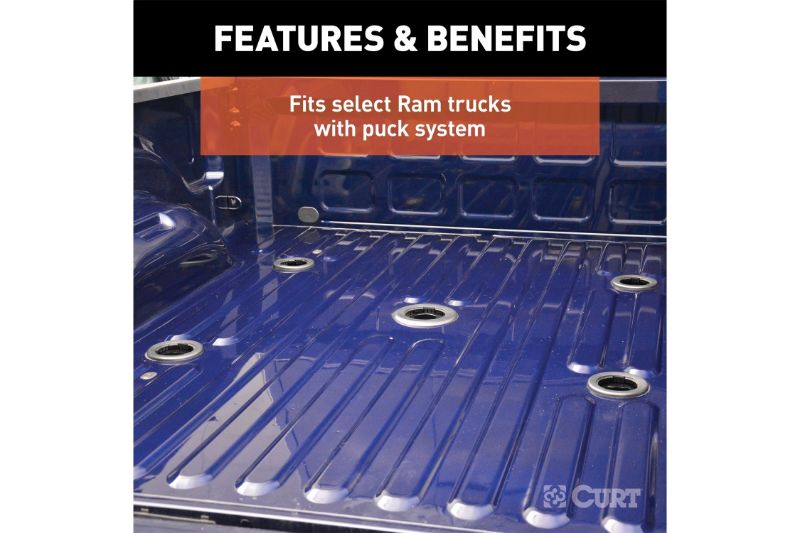 A20 5th Wheel Hitch, Select Ram 2500, 3500, 8 Bed Puck System