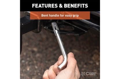 1/2" Swivel Hitch Pin (1-1/4" Receiver, Stainless, Packaged)