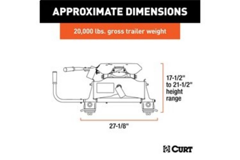 A20 Sliding 5th Wheel Hitch, 20,000 lbs.