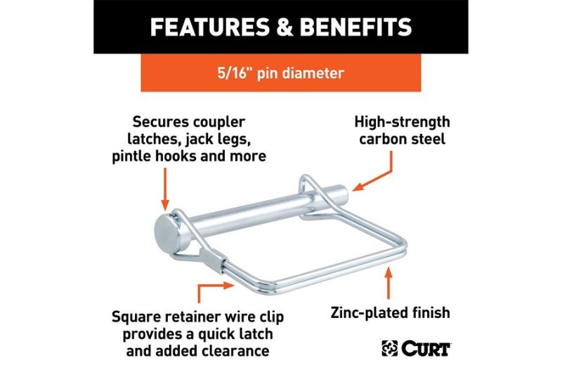 5/16" Safety Pin (3" Pin Length)