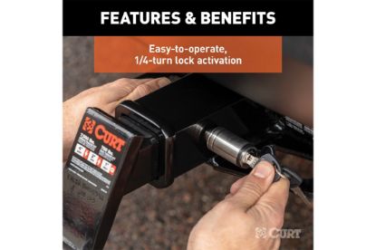 5/8" Hitch Lock (2" Receiver, Barbell, Stainless)