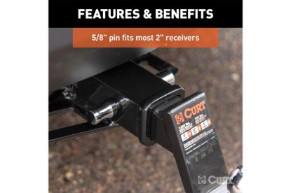 5/8" Hitch Lock (2" Receiver, Right-Angle, Chrome)