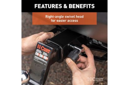5/8" Hitch Lock (2" Receiver, Right-Angle, Chrome)