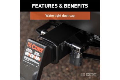5/8" Hitch Lock (2" Receiver, Right-Angle, Chrome)