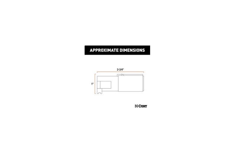 6-Way Round Connector Plug (Trailer Side, Chrome Plastic)