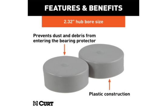 2.32" Bearing Protector Dust Covers (2-Pack)