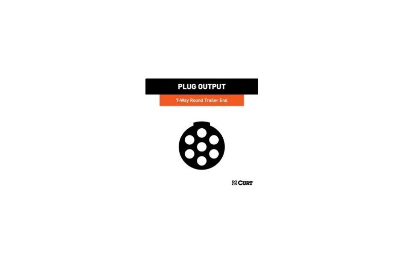 7-Way Round Connector Plug (Trailer Side)
