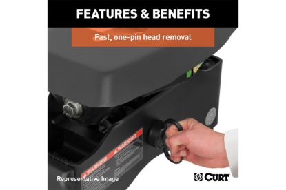 A20 5th Wheel Hitch, Select Ford F-250, F-350, F-450, 8 Bed Puck System