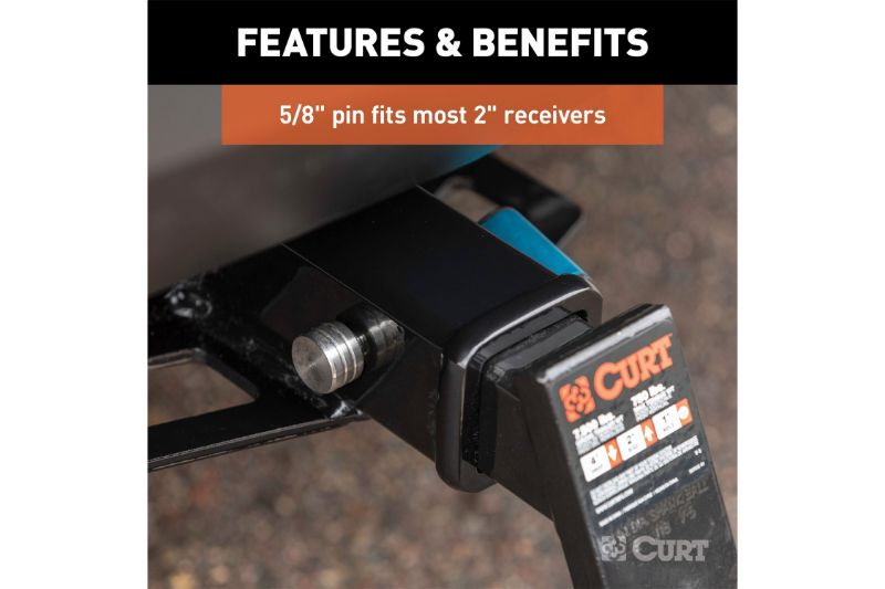 5/8" Hitch Lock (2" Receiver, Right-Angle, Stainless)