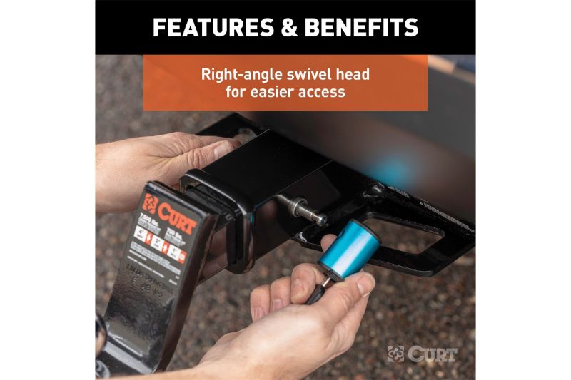 5/8" Hitch Lock (2" Receiver, Right-Angle, Stainless)