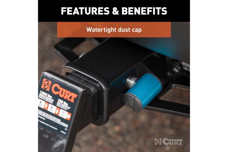 5/8" Hitch Lock (2" Receiver, Right-Angle, Stainless)