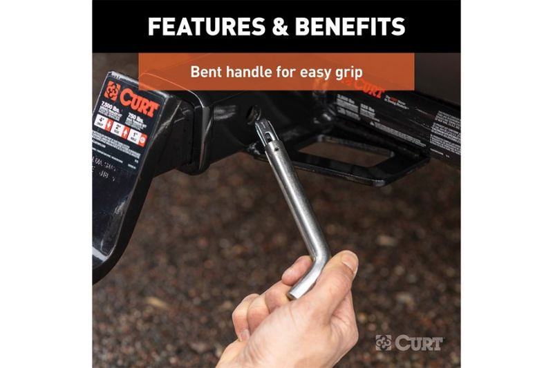 5/8" Swivel Hitch Pin (2" Receiver, Stainless, Packaged)