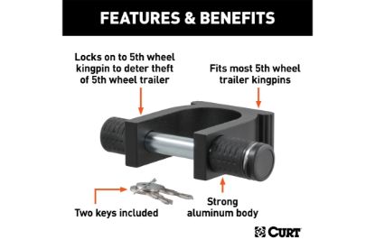 5th Wheel Kingpin Lock (Fits 2" Diameter Kingpin)
