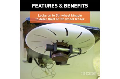 5th Wheel Kingpin Lock (Fits 2" Diameter Kingpin)